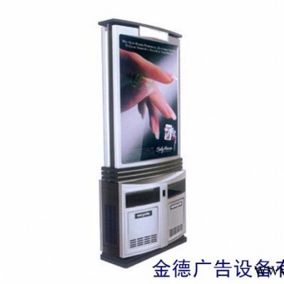太陽能廣告垃圾箱，滾動燈箱，太陽能滾動垃圾箱，太陽能側(cè)投垃圾箱