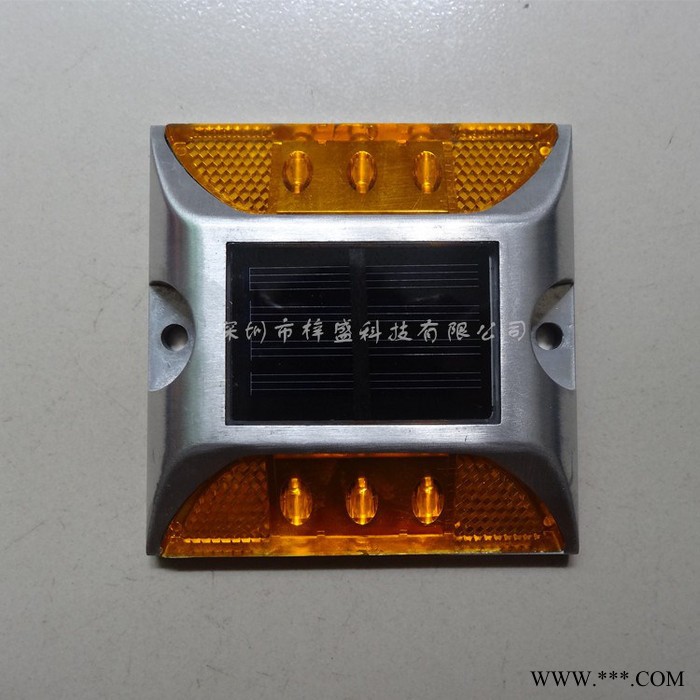 太陽(yáng)能四方型鋁合金雙面6燈太陽(yáng)能路肩燈太陽(yáng)能警示道釘燈景觀燈