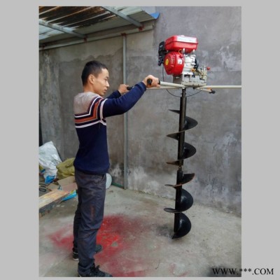 佳碩太陽(yáng)能路燈桿鉆孔機(jī) 丘陵種樹挖坑機(jī) 四沖程手提式挖坑機(jī)