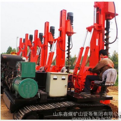 鑫煤HW-35 履帶式太陽能光伏打樁機(jī)   光
