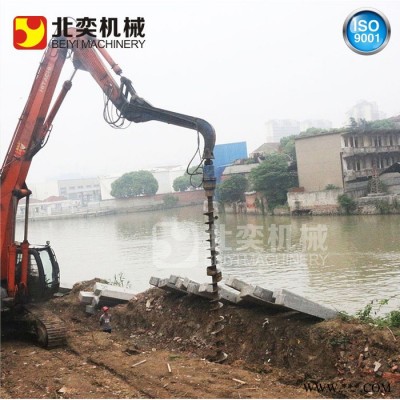 江蘇挖坑機 挖掘機使用的螺旋鉆太陽能光伏挖孔機 電力工程挖坑機