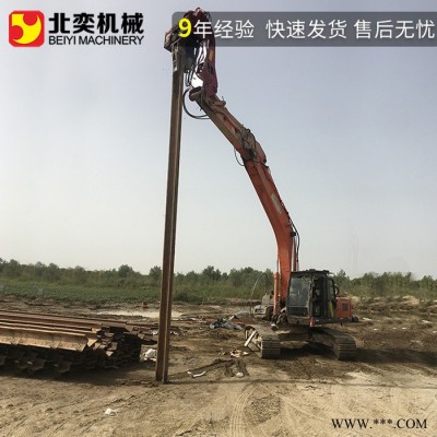 北奕BY-VH250高頻振動錘 打樁機 直銷 廠家 光伏沉樁錘 天津
