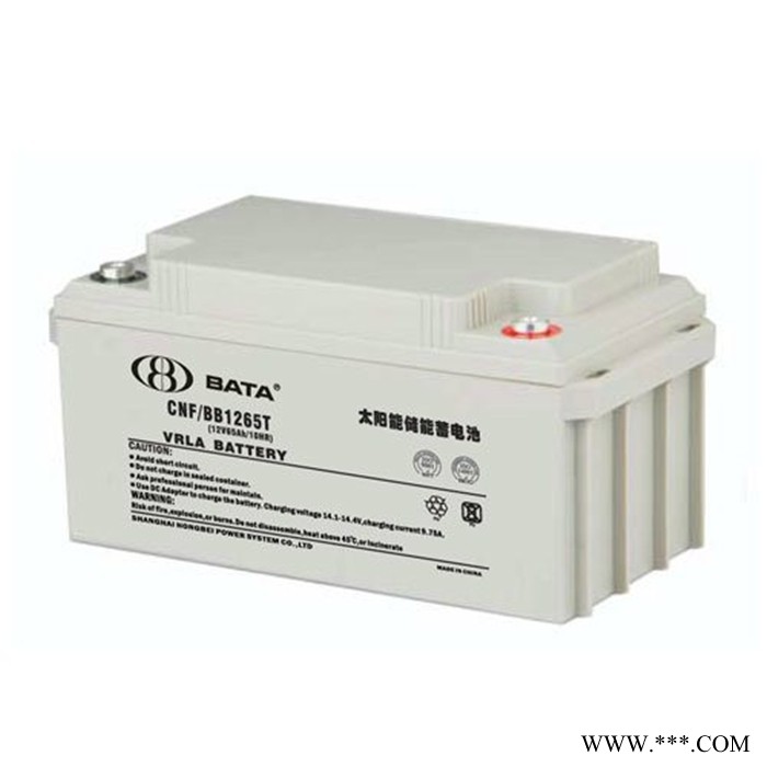 上海鴻貝蓄電池CNF/BB1265T太陽能專用儲能蓄電池 現(xiàn)場供應(yīng)
