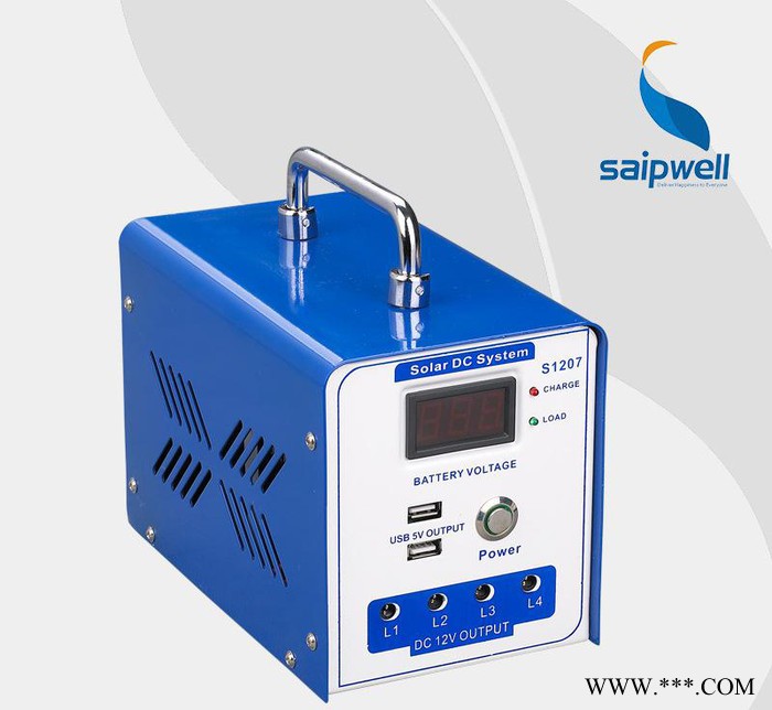 太陽能直流發電系統 SP-1207小功率系統 帶直流燈發電系統