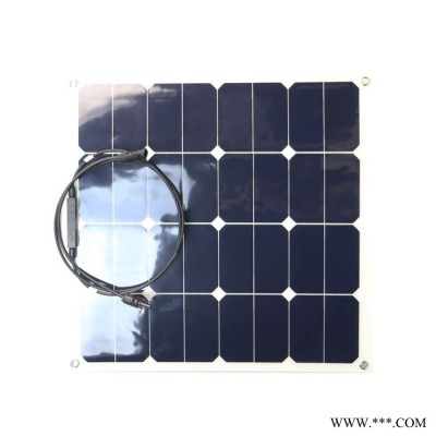 ALLPOWERS**柔性防水太陽能電池板 50W戶外便攜式太陽能充電板 新款車船太陽能發(fā)電板