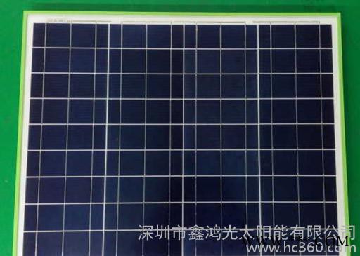工廠供應(yīng)小系統(tǒng)專用50W/18V多晶綠色邊框太陽(yáng)能板，高效156多晶