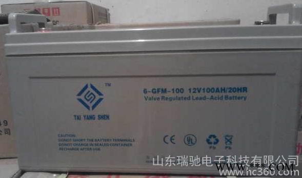 山東美國太陽神蓄電池6-GFM-100廠家報價/尺寸/參數