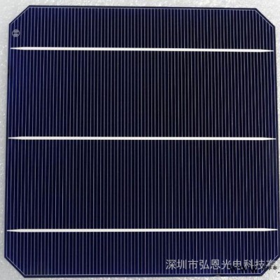 弘恩光電供應(yīng)德國BOSCH進(jìn)口156單晶電池片4.3W正背面主柵線連續(xù)電池片 單晶硅太陽能電池