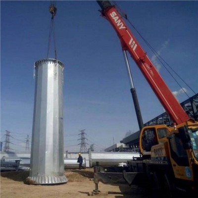 【興鼎】鍍鋅風力發電塔架安裝 圖紙加工定制 基礎打樁壓樁施工 薄利多銷 優惠