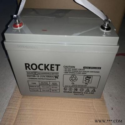 ROCKET蓄電池ESL100-12 12V100AH消防設備電源電池 UPS蓄電池 EPS直流屏電池 光伏發電蓄電池