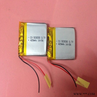 供應(yīng)鋰電池廠家供應(yīng) A品聚合物鋰電池 503030行車記錄