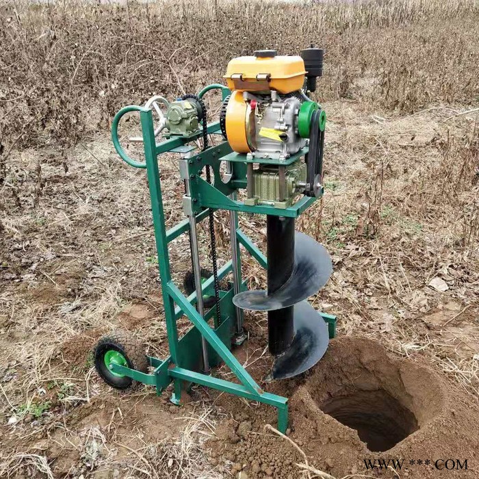 佳鑫機械 大馬力栽樹苗果樹打洞機 大功率四沖程挖坑機 地鉆植樹電線桿光伏打樁機