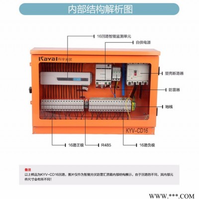 太陽能光伏防雷直流匯流箱光伏電器配件 2000w家用光伏發(fā)電系統(tǒng)用 光伏專用直流匯流箱 廠家定制  金太陽認(rèn)證