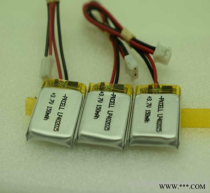 藍(lán)耳耳機(jī)聚合物電池LP402025直銷150MAH音箱專用鋰電池