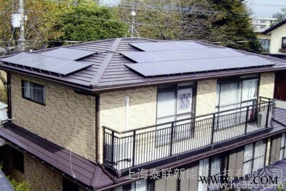 泰聯(lián)10KW上海別墅屋頂太陽(yáng)能光伏發(fā)電站系統(tǒng)安裝