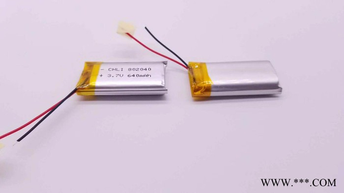** 3.7V聚合物鋰電池 802040-640mAh藍牙音箱電池