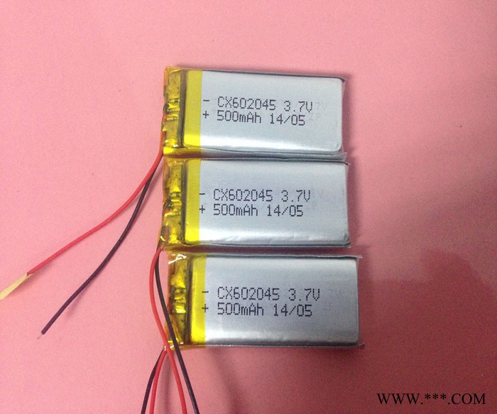 供應MP3電池廠家聚合物鋰電池 無線鼠標藍牙音箱手表電池500mah