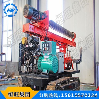 恒旺HZD-300L 電動履帶打樁機 光伏打樁機 小型履帶打樁機