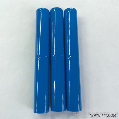18650兩節并聯一字形加尖頭鋰電池3.7V3000mAh強光手電筒電池