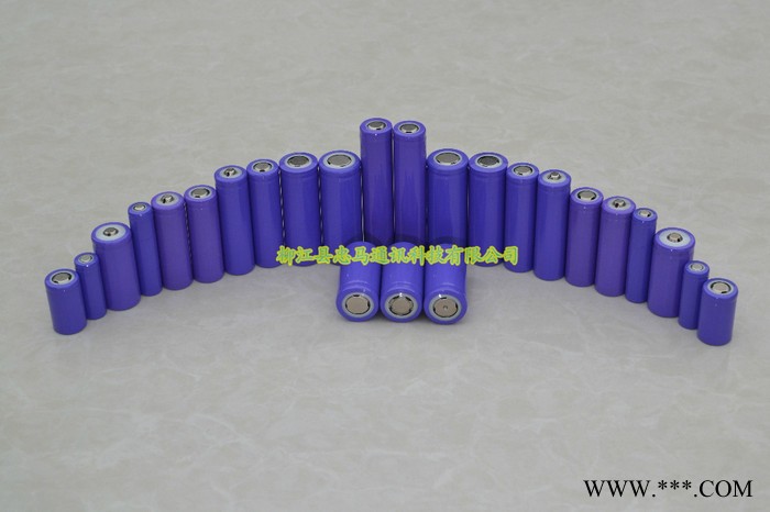 生產**忠馬圓柱形鋰電池16340   600mAh性能穩定壽命長安全性高質量保證
