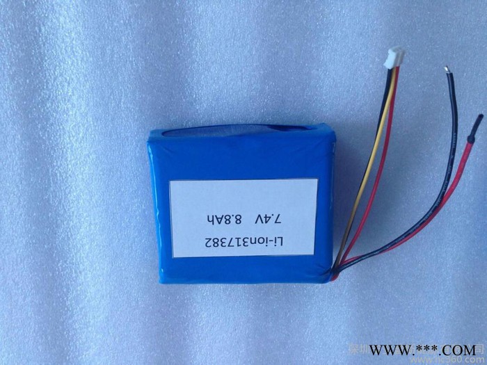 供應聚合物鋰電池組7.4V 4000mAh(2S2P)電芯型號615149電子設備