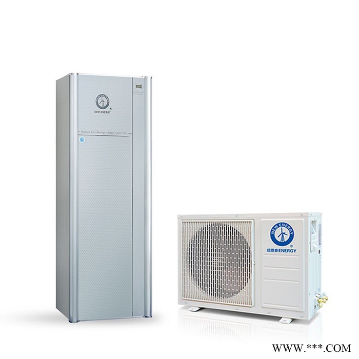 紐恩泰空氣能熱水器/方形家用分體機(jī)/量子雙能/1匹/120升