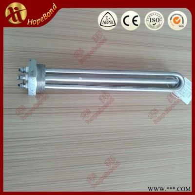 太陽(yáng)能熱水器配件 電加熱管 不銹鋼法蘭太陽(yáng)能加熱管