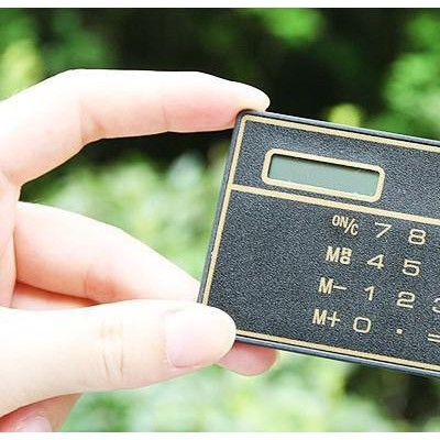 超薄  太陽能 卡片計(jì)算器 無電池 計(jì)算器 便于攜帶 小巧節(jié)