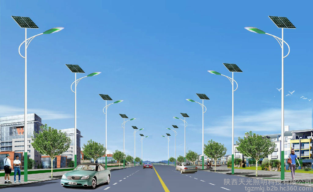 天光照明 普通太陽能路燈 仿古太陽能路燈 小型太陽能路燈廠家