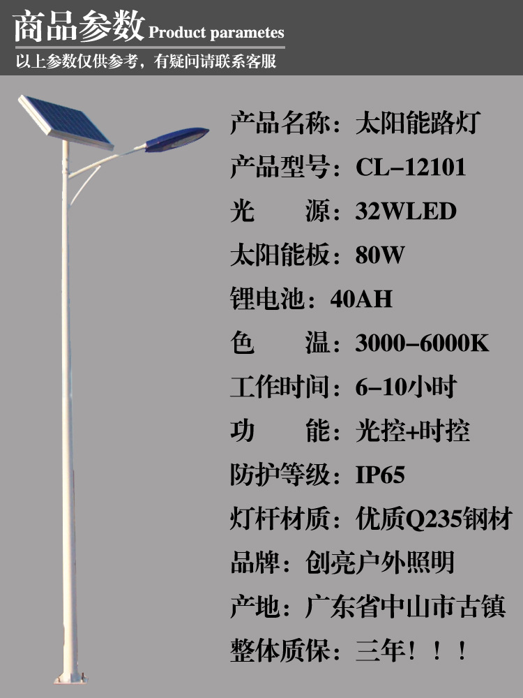 太陽(yáng)能參數(shù)