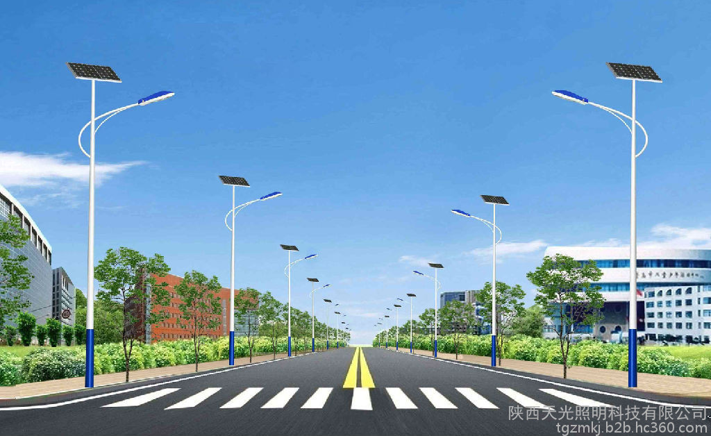 天光照明 高端太陽能路燈 廣場太陽能路燈 全套太陽能路燈廠家