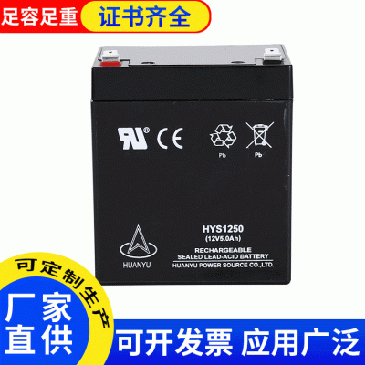 環(huán)宇12v鉛酸蓄電池 HYS1250直流屏蓄電池 電梯應(yīng)急裝置樓宇對講