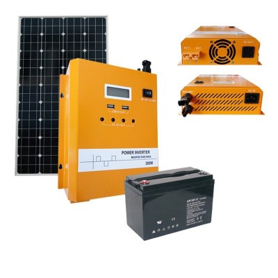 300W-5KW太陽能高頻逆控一體控制器壁掛式純正弦離網(wǎng)帶UPS發(fā)電機(jī)