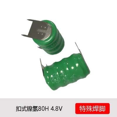 鎳氫扣式充電池組 3.6V 80mAh紐扣式充電電池 廠家直銷。