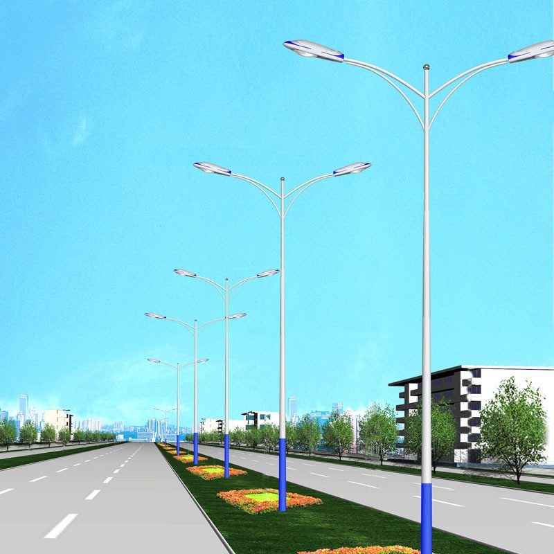 戶外道路照明LED路燈生 產廠家 市政工程建設夜間亮化單臂LED路燈