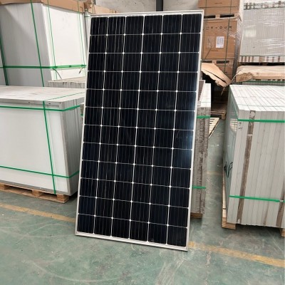 單晶硅光伏板單晶380W發電板 二手拆卸光伏電站