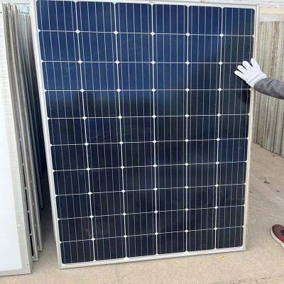 天合二手單晶300w太陽能電池板電站拆卸組件外貿(mào)出口非洲光伏電板