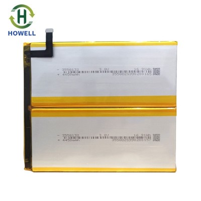 鴻偉能源3.8V聚合物電池2*3558132-8900mAh平板電腦學習機鋰電池