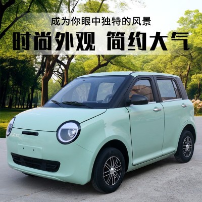 玉米老頭樂(lè)女士小型新能源電瓶車油電動(dòng)汽車家用四輪電動(dòng)車代步車