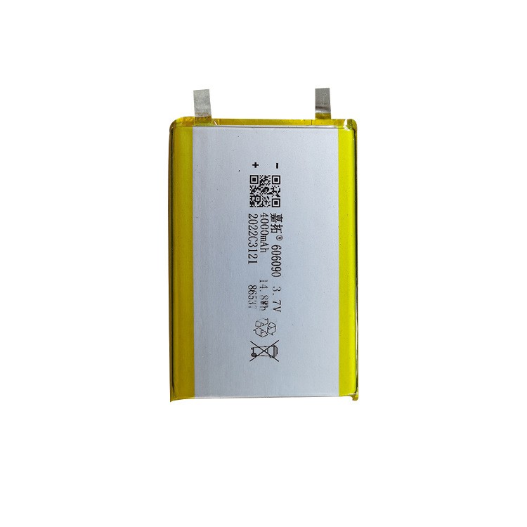 606090廠家批發(fā)超薄聚合物三元鋰電池 3.7V充電4000mAh無線鍵盤