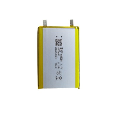 606090廠家批發(fā)超薄聚合物三元鋰電池 3.7V充電4000mAh無線鍵盤