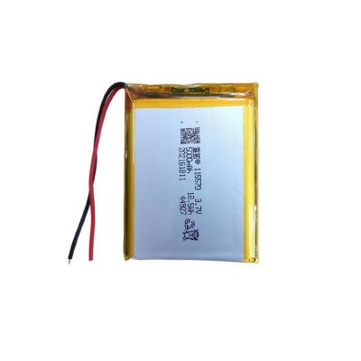 115570 廠家批發(fā)超薄聚合物鋰電池 3.7V充電電池5000mAh無線鍵盤