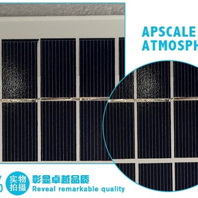 廠家直銷多晶硅9V3W玻璃層壓板新能源光伏板燈具玩具太陽能電池板