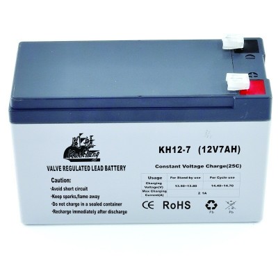 免維護(hù)閥控式密封鉛酸蓄電池12V7AH噴霧器電池光伏UPS電瓶廠家