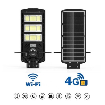 led太陽能高清監控路燈大瓦數戶外防水庭院燈批發