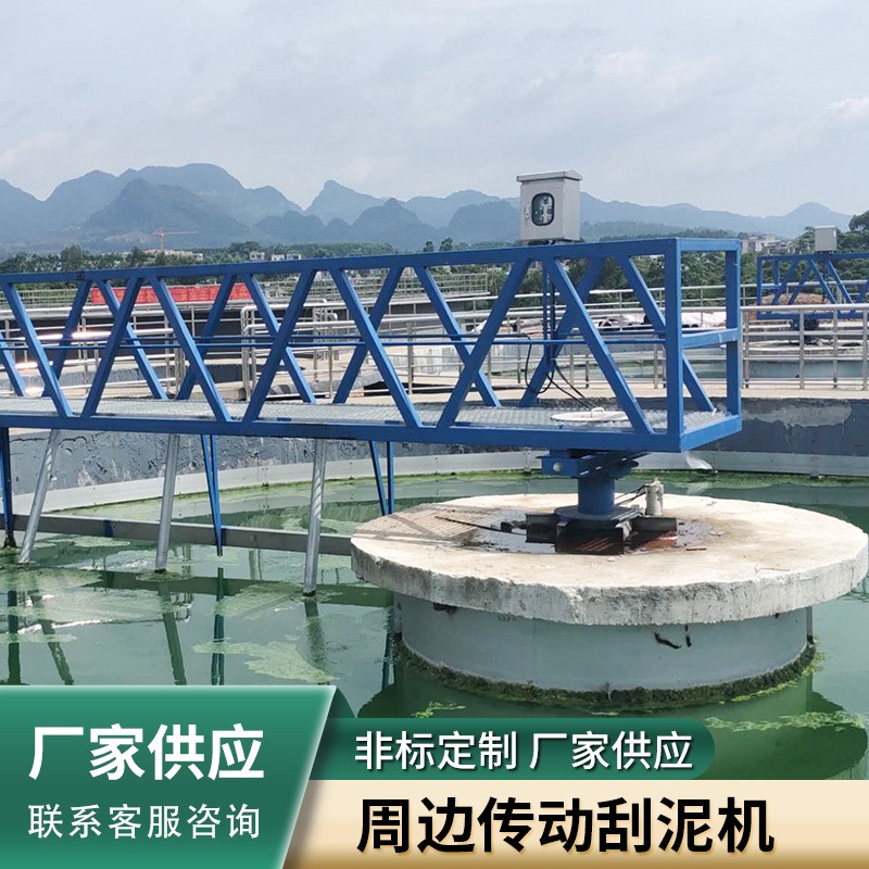 中心傳動(dòng)刮泥機(jī)懸掛垂架式周邊全橋半橋行車桁架高效沉淀池濃縮機(jī)